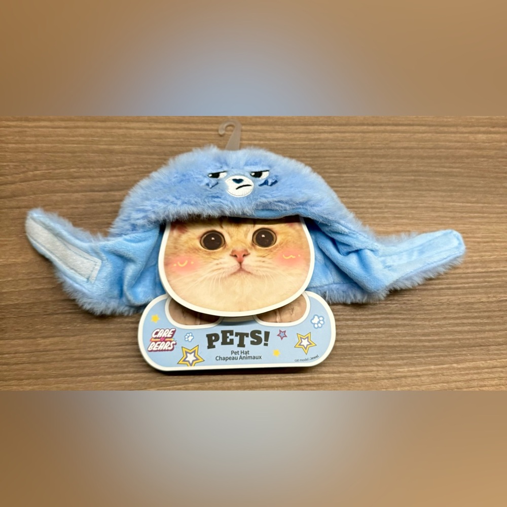 Grumpy Care Bear. Care Bears . Famous MINISO product. Cute hat for - Picture 7 of 14